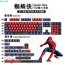 Marvel Spider Man Keycap 128 Keys Set Cherry Profile PBT For Mechanical Keyboard picture