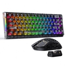 ATTACK SHARK R68HE R5Ultra Gaming Keyboard Mouse Bundle Ideal Holiday Gift picture