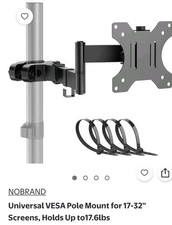 Universal VESA Pole Mount Full Motion TV Pole Mount Fits 17 to 32 inch Screen... picture