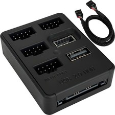 Multi Port Internal USB Hub - 5 Internal USB 2.0 Ports - Motherboard USB Spli... picture