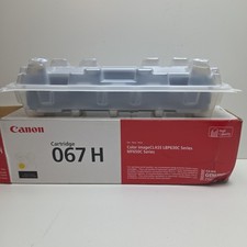 GENUINE - CANON 067H High Yield YELLOW TONER 067 H 5103C001 LBP630C OPEN BAG picture