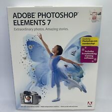 Adobe Photoshop Elements 7 CD ROM CIB Big Box (Brand NEW, Factory Sealed) picture