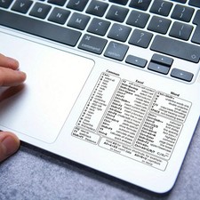 1 Set Vinyl Self-adhesive Keyboard Shortcut Stickers | Quick Reference for Windo picture