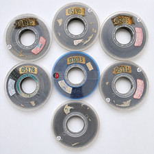 NAS Pensacola Vintage 9 Track Computer Tape Reels Lot 7 Scotch Ampex RCA Graham picture