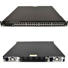 Brocade Fastiron FCX648S 80-1002392-XX 48-Port RJ-45 Switch + Modules FCX-XG 2xCX4 picture