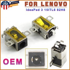 1/2X OEM Charging Port DC IN Power Jack TO Lenovo IdeaPad 3 15ITL6 82H8 82H800G6 picture