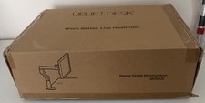 UPLIFT Desk Single Monitor Arm Stand - MON020 V2 Gray NEW SEALED picture