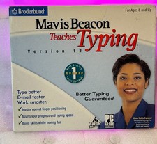 Mavis Beacon Teaches Typing Version 12 (CD-ROM, 2001) W/ Slipcover, NEW SEALED picture