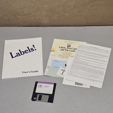 Labels for Windows Spinnaker Software Floppy Disk Manual Inserts picture