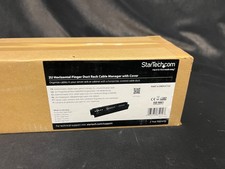 StarTech.com 2U Horizontal Finger Duct Rack Cable Manager w/ Cover CMDUCT2U picture