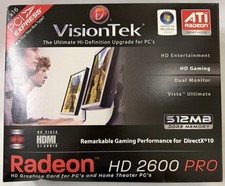 New Open Box VisionTek ATI Radeon HD 2600 PRO, 512MB Graphics Card 800Mhz picture