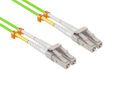 OM5 LC/LC Duplex 50/125 Multimode Fiber Optic Cable - 10/12/15/20/25/30/50m picture