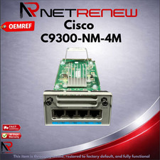 Cisco Refresh C9300-NM-4M 4-Port 10G Multigigabit Copper Network Module picture