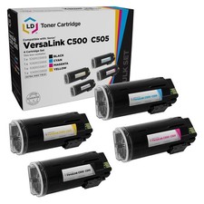 Compatible Toner Cartridge for Xerox VersaLink C500 & C505 (B, C, M, Y, 4-Pk) picture