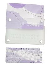 Laptop Case Keyboard & Screen Protector for Air 13.6 Purple Computer Accessory picture