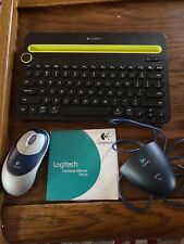 Logitech K480 Wireless Keyboard Universal Multi Devices/cordless Mouse and Recei picture