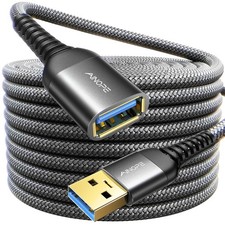 AINOPE USB Extension Cable,USB Extender,USB 3.0 Cable, 10FT, Black picture