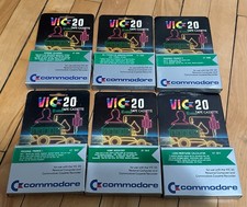 x6 Lot Commodore VIC-20 Vintage Boxed Productivity Software on Tape Cassette picture