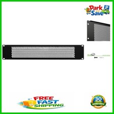 Versatile 2U Blank Rack Panel Spacer - Airflow Efficient for 19-Inch Cabinets picture