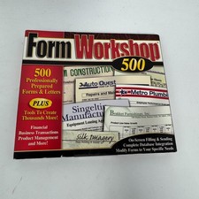 Form Workshop 500 PC CD Create  Custom Professional Business Letters tools.(NEW) picture