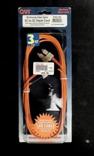 QVS Multimode Fiber Optic SC to SC Patch Cord (Model: FDSC-3M) picture