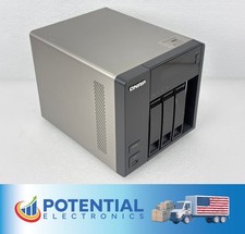 Pre Owned | QNAP TS-419P II, 4-Bay Hard Drive NAS Server Network Only - Black picture