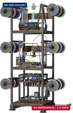 3D Printer Stand with Filament Storage,3D Printer Rack with Power Outlet,Heavy-D picture