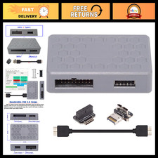 USB 3.1 Front Splitter Hub, 19/20Pin & Micro-USB 3.0 Dual Ports Adapter, 5Gbps picture