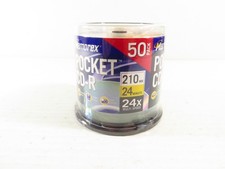 MEMOREX POCKET CD-R 50 PACK DISCS 24 MIN 24X MULTI SPEED - NEW & SEALED picture
