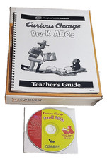 Curious George Pre-K ABCs CD-ROM for ages 3-6 NEW with Teacher's Guide picture