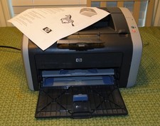 HP LaserJet 1012 Standard Laser Printer Solenoid Rebuilt, No Paperjam w/TONER picture