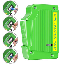 Fiber Optic Connector End-Face Cleaning Box Reusable 500+ Cleans SC LC FC ST MU picture