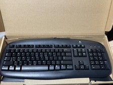 Logitech Wired PS/2 Deluxe Keyboard Y-SU61 *NEW IN BOX*  Black ~ PN:967447-0403 picture