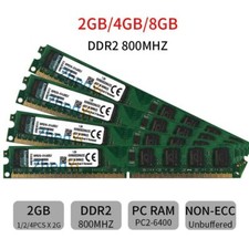 Kingston 8GB 4GB 2G DDR2 800Mhz PC2-6400U KVR800D2N6/2G Desktop PC Memory RAM AB picture