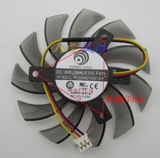 For Gigabyte 8CM Graphics Card Fan PLD08010S12H 12V 0.25A 3-wire Long Cable picture