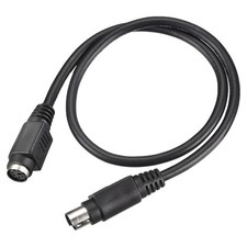 PS/2 Mouse and Keyboard Extension Cable 6P 1.64 Feet Male to Female Black picture