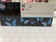 2025 HP DesignJet 91 Magenta Inkjet Cartridge 775ml Genuine C9468A Factory Seal picture