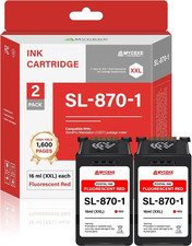 SL-870-1 XXL Red Ink Cartridge High Yield Combo Pack (2-Pack) Compatible Pitney picture