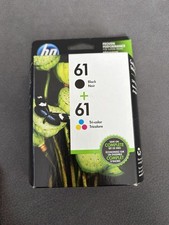 Genuine HP 61 Black & Color Ink Cartridges Combo CR259FN New Sealed picture