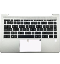 HP ProBook 440 G10 445 G10 US keyboard Palmrest with Backlight N42405-001 Silver picture