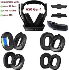Earpads for Logitech Astro A50 Gen4 Gen5 A50X Ear Pads Headband picture