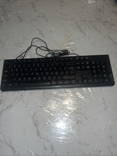 Used black keyboard with all keys complete and wired picture