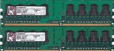 2GB 2x1GB PC2-5300 KINGSTON KTM4982/1G DDR2-667 QIMONDA CHIPS Desktop Memory Kit picture