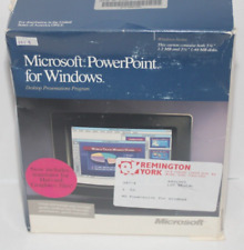 Microsoft Powerpoint 2.0 14359 Vintage Software 1990 for Windows 3.0 picture
