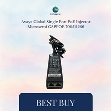 Avaya Global Single Port PoE Injector Microsemi GSPPOE  700511266 picture