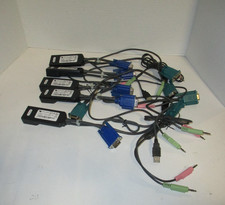 Lot of 5 AVOCENT KVM Audio Serial USB Extender Cable 500-164-501 AMIQDM-USB picture