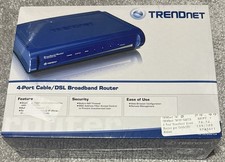 Trendnet 4-port High Speed Cable DSL Broadband Router Model TW100-S4W1CA picture