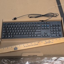 New Dell Multimedia Keyboard KB216 Black universal wired Windows & Mac Compatibl picture