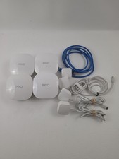 Eero Mesh WiFi System 4-Pack Model J010001 White Dual-Band Router Set with Cords picture