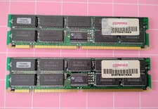 Compaq 256MB 2x128MB 168-Pin FPM 60ns ECC Registered Server RAM Kit 169234-002 picture